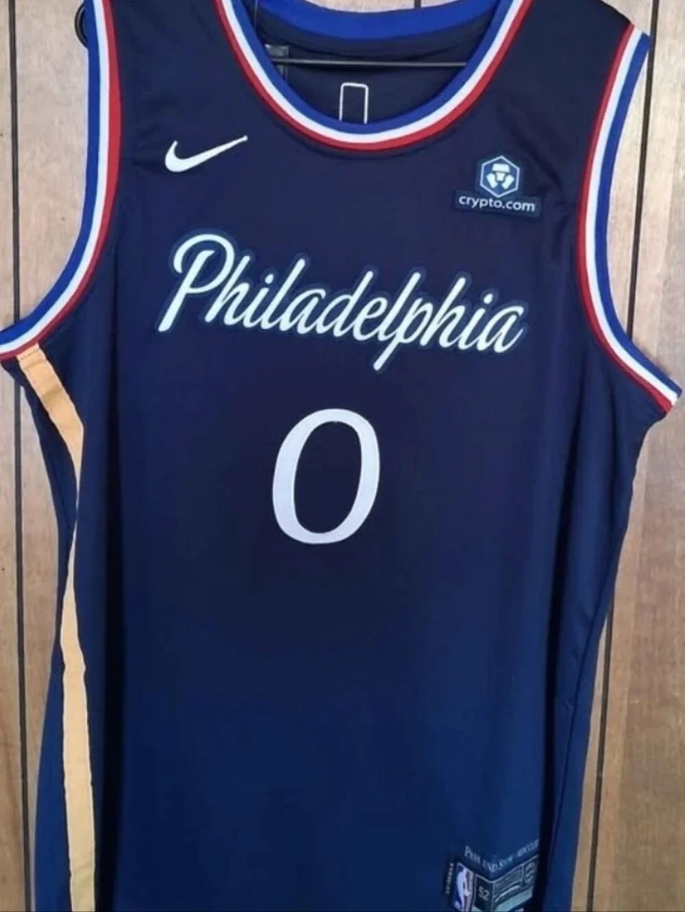 Mystery Sports Card With Tyrese Maxey Philadelphia 76ers Xl Jersey